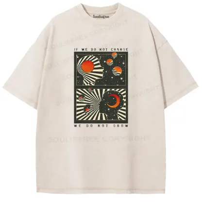 Self Growth Washed Space T-shirt