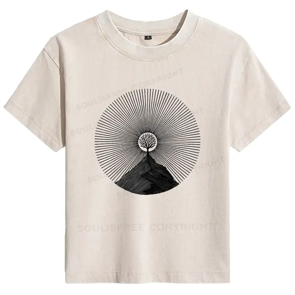 Your Mountain Basic Washed T-shirt