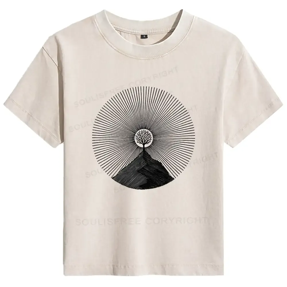 Your Mountain Basic Washed T-shirt