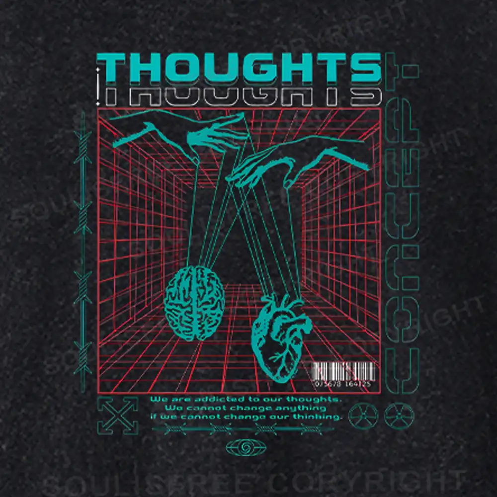 A Clash Of Ideas Regular Fit Washed Sweatshirt