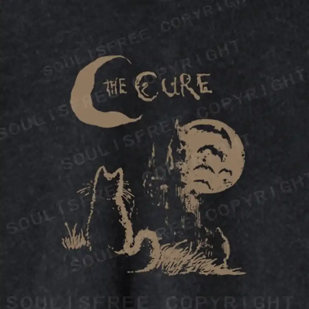 The Cure Washed Cropped Sweatshirt