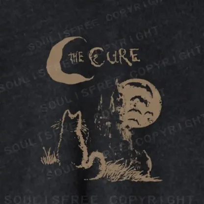 The Cure Washed Cropped Sweatshirt