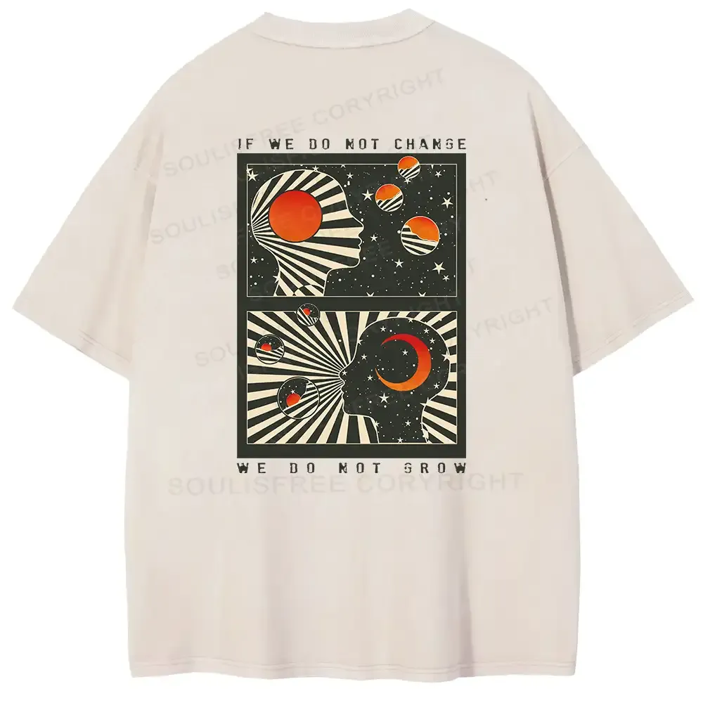 Self Growth Washed Space T-shirt