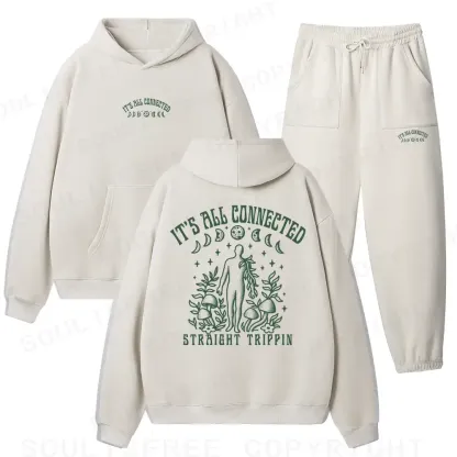 It’s All Connected Fleece Hoodie Set