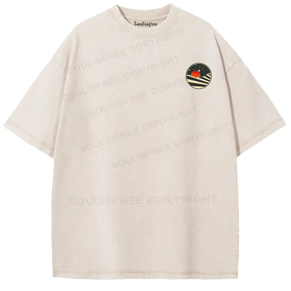 Self Growth Washed Space T-shirt