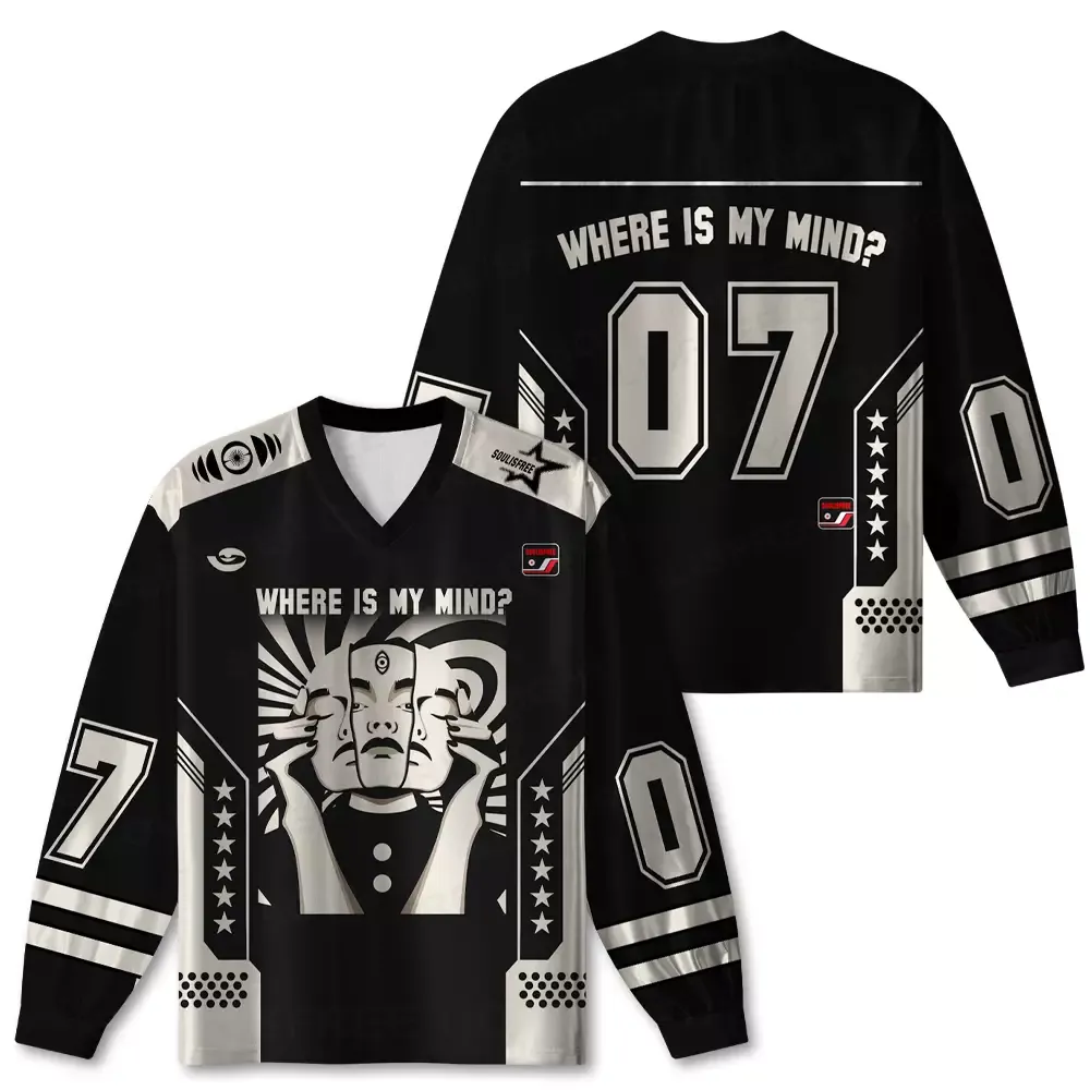 Personalized Where is My Brain Long Sleeve Jersey