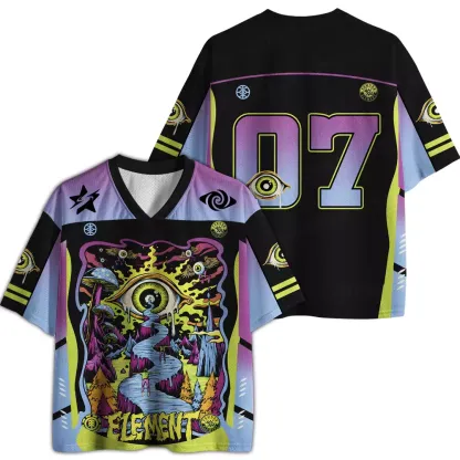 Psychedelic Elements Mesh Jersey