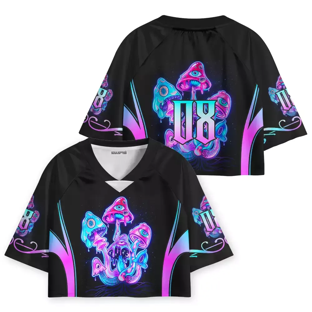 Soulisfree Psychedelic Trip Cropped Jersey