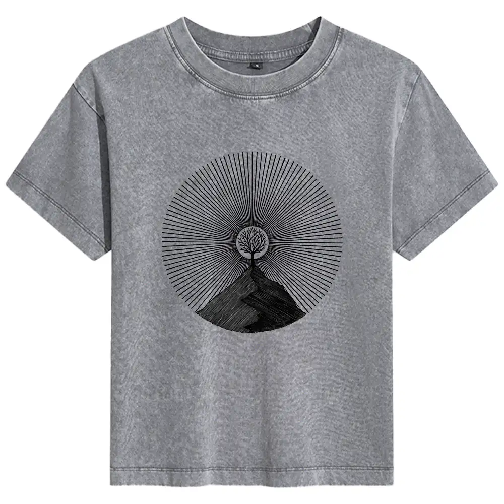 Your Mountain Basic Washed T-shirt