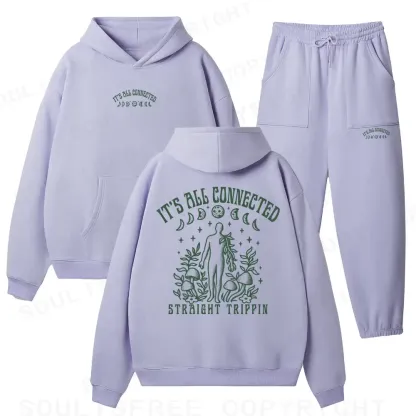 It’s All Connected Fleece Hoodie Set