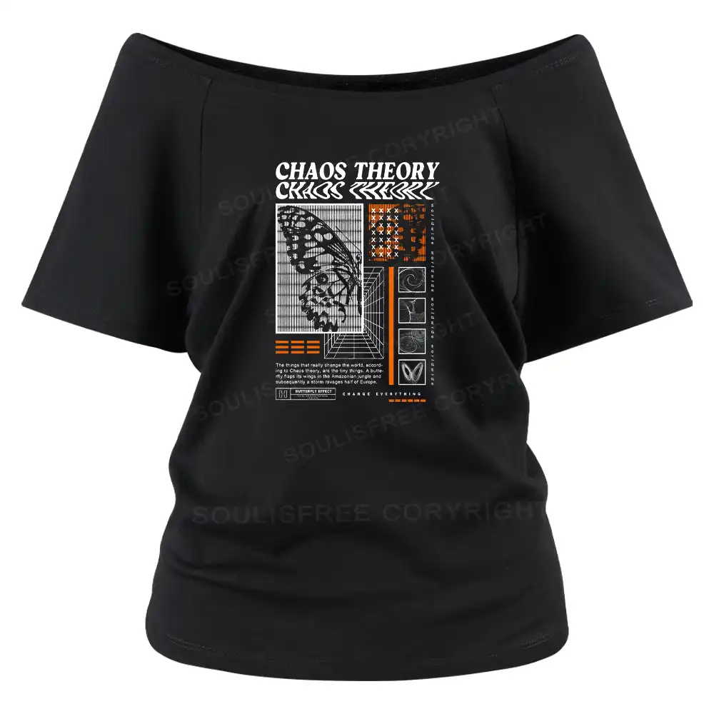 Chaos Theory Off Shoulder Top