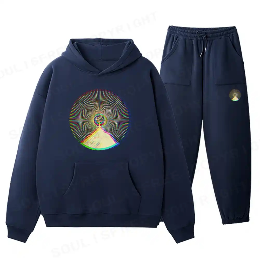 Tree of Light Fleece Hoodie Set