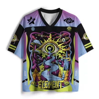 Psychedelic Elements Mesh Jersey
