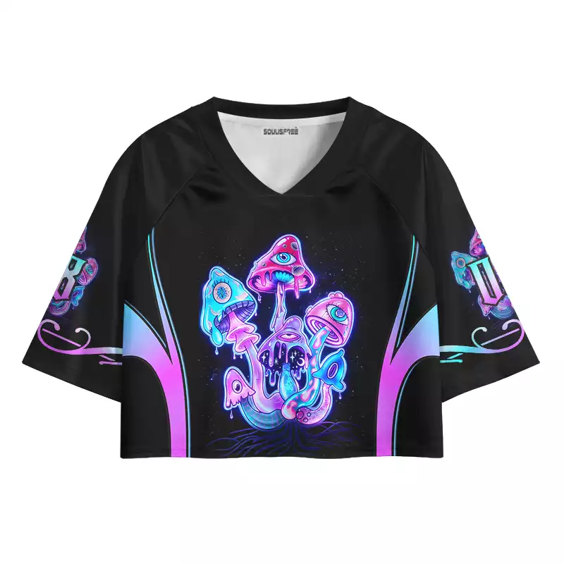 Soulisfree Psychedelic Trip Cropped Jersey