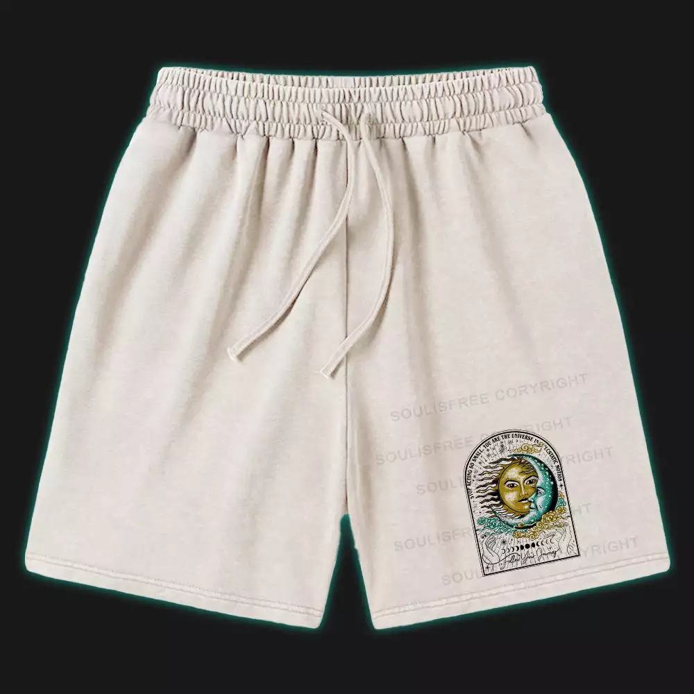 Follow Your Journey Washed Shorts