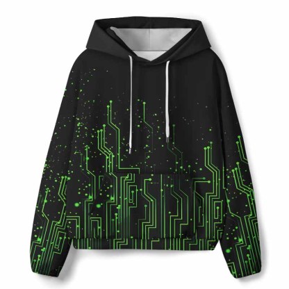 Soulisfree  Vintage circuit board  All-Over Print Hoodie