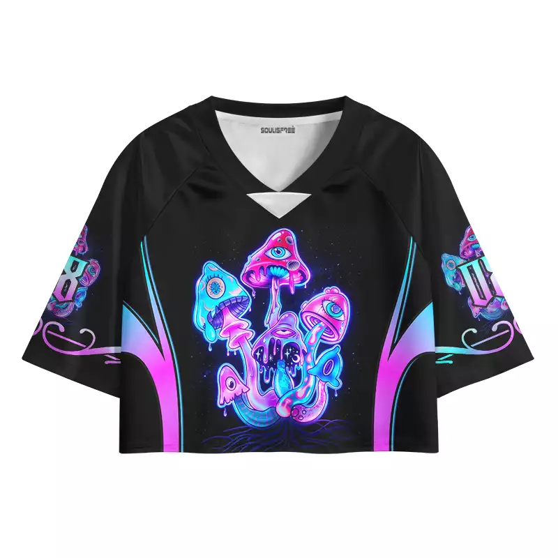 Soulisfree Psychedelic Trip Cropped Jersey