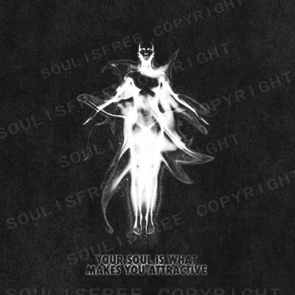Soulisfree YOUR SOULIS WHAT MAKES YOU ATTRACTIVE Washed Tee