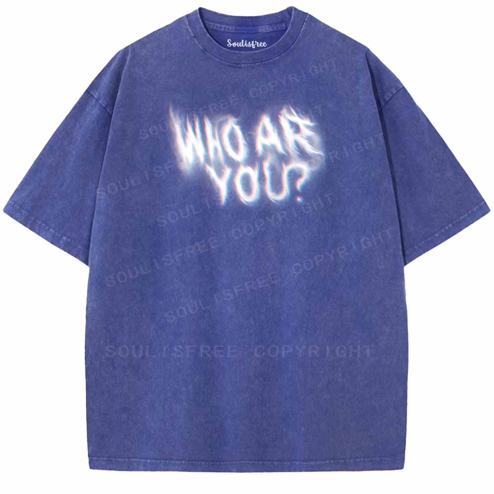 Soulisfree  WHO ARE YOUWashed Tee