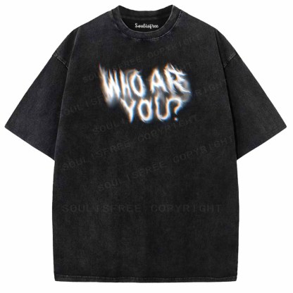Soulisfree  WHO ARE YOUWashed Tee