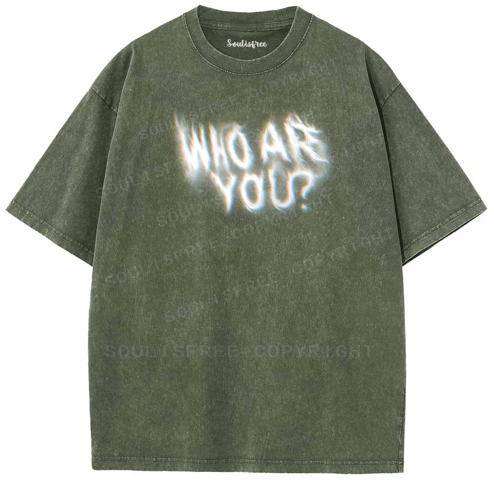 Soulisfree  WHO ARE YOUWashed Tee