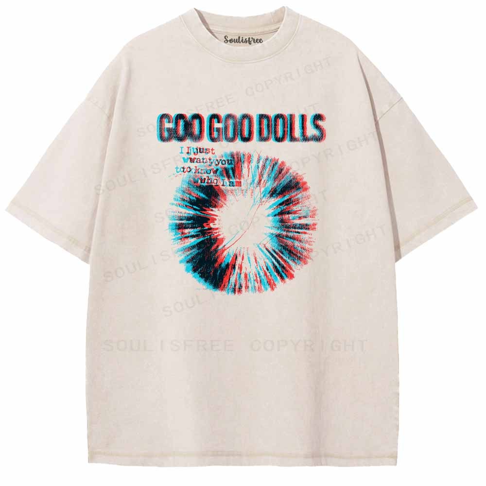 Soulisfree GOO GOO DOLLS Washed Tee