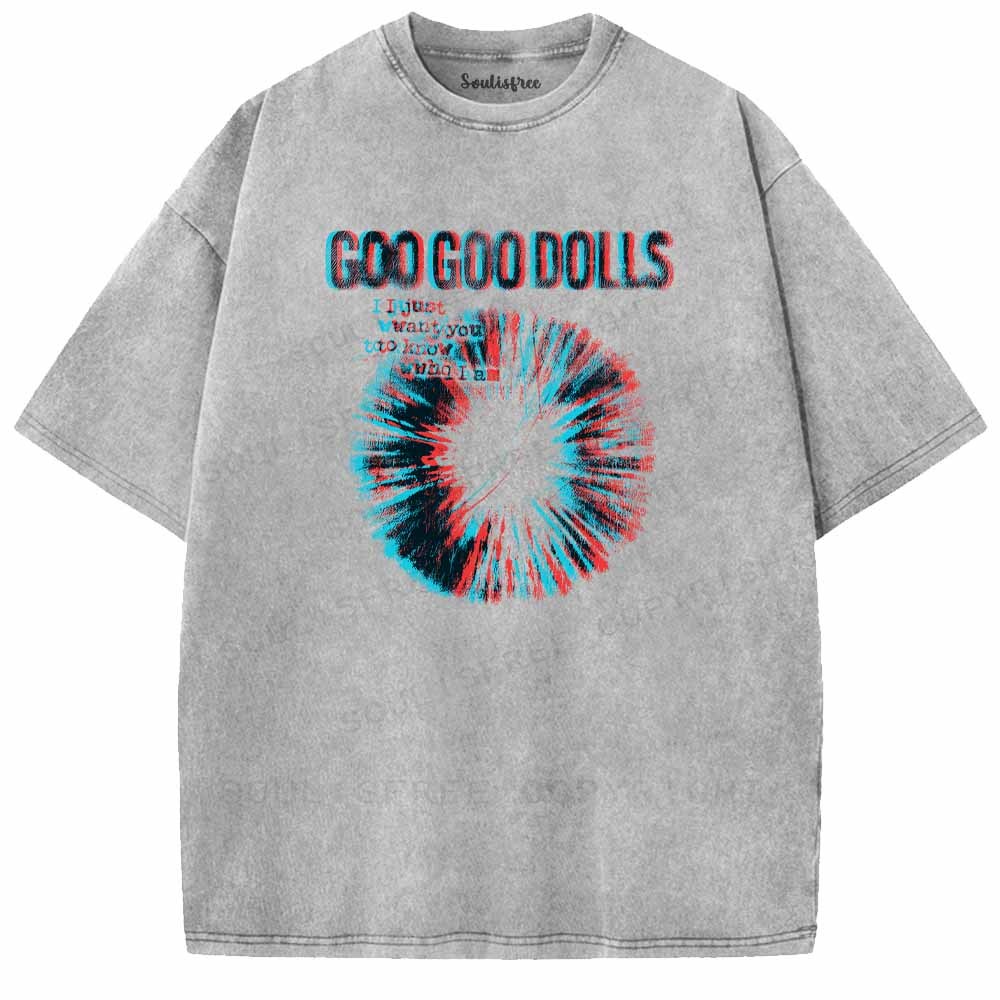 Soulisfree  GOO GOO DOLLS Washed Tee