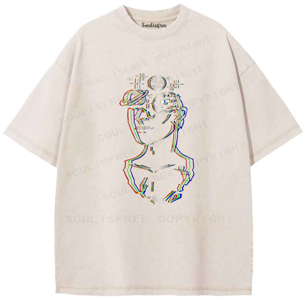 Soulisfree Planetary Mindscape Washed Tee
