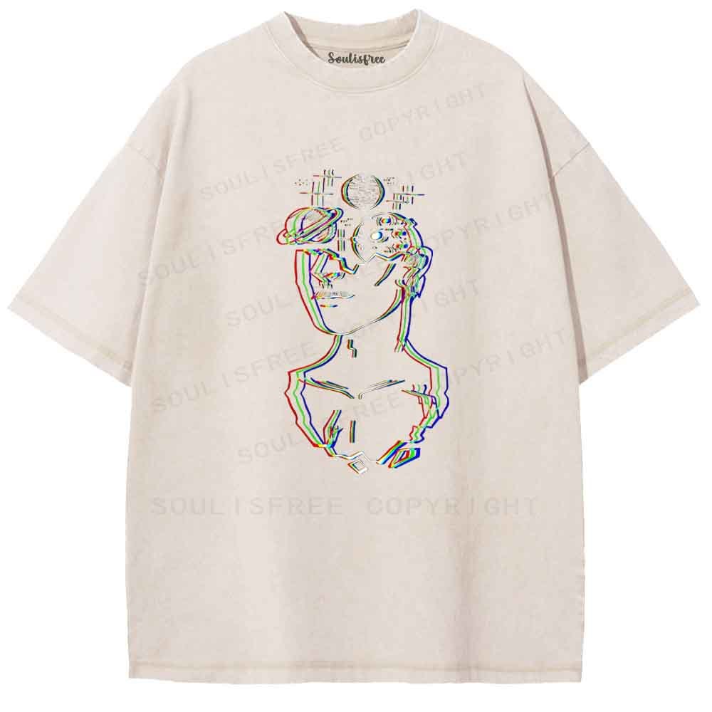 Soulisfree Planetary Mindscape Washed Tee