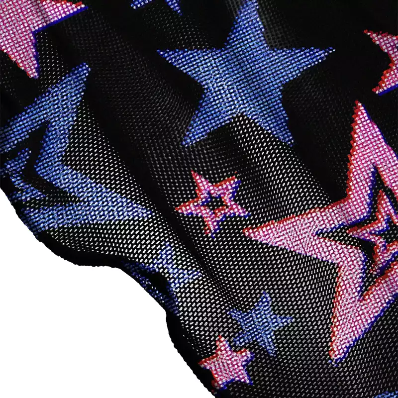 Soulisfree Glow-In-The-Dark Stars Sheer Mesh Cover Up