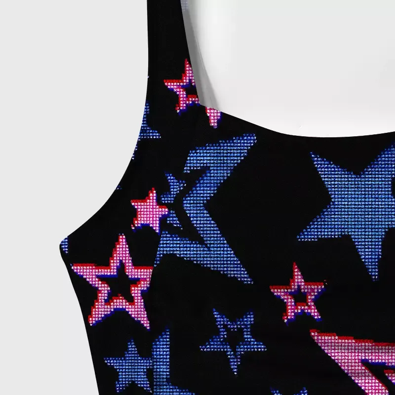Soulisfree Glow-In-The-Dark Stars One‑Piece Swimsuit