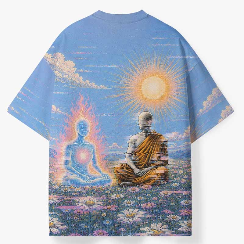 Soulisfree THE UNIVERSE WITHIN ECO‑PERF Graphic Tee