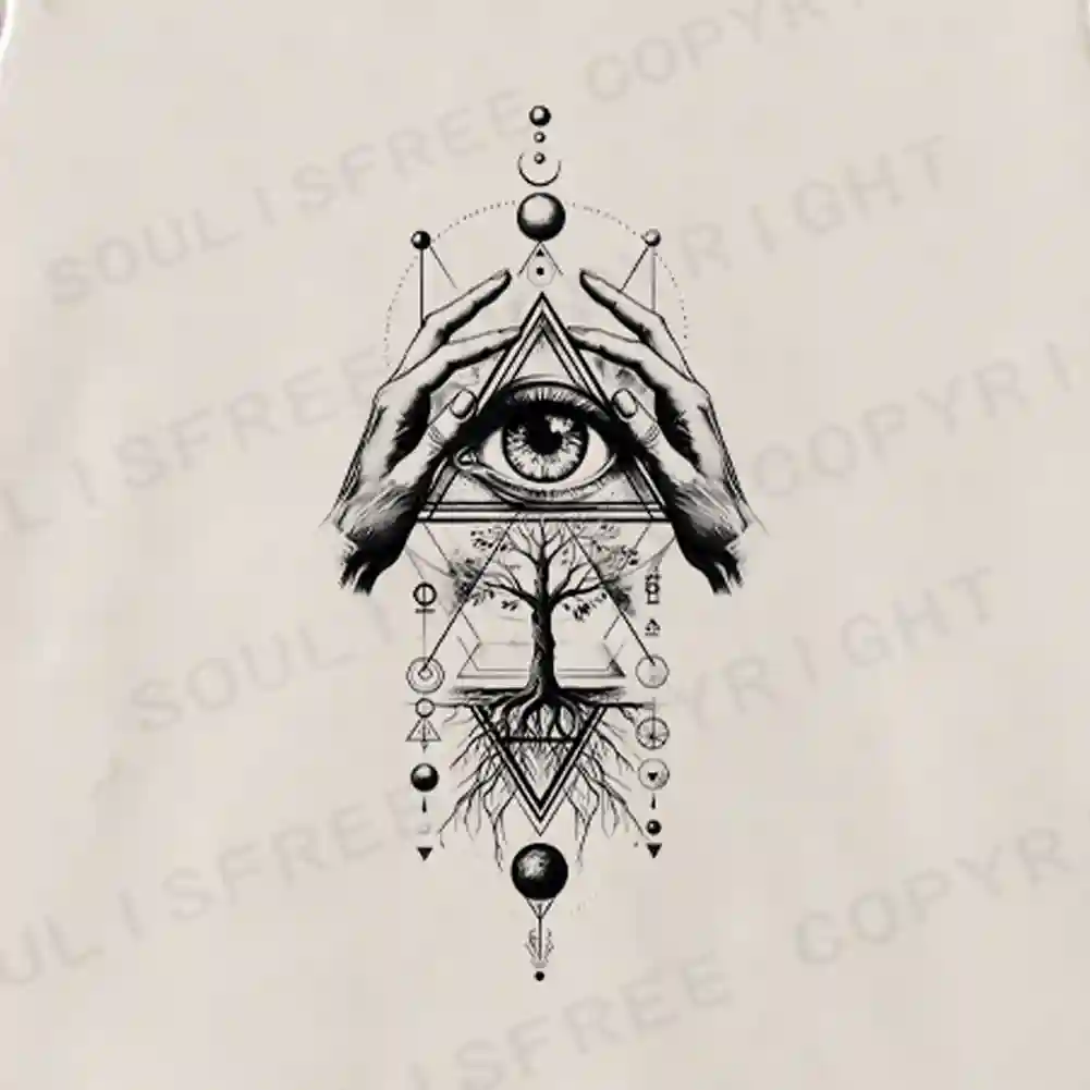 The Sacred Geometry Washed Sweatshirts