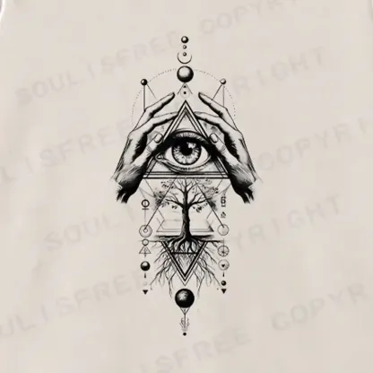 The Sacred Geometry Washed Sweatshirts