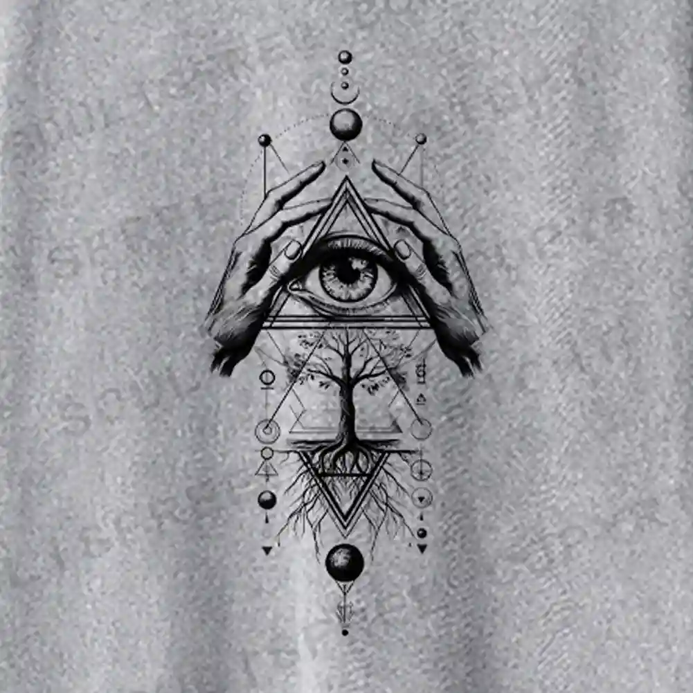 The Sacred Geometry Washed Long Sleeve Shirt