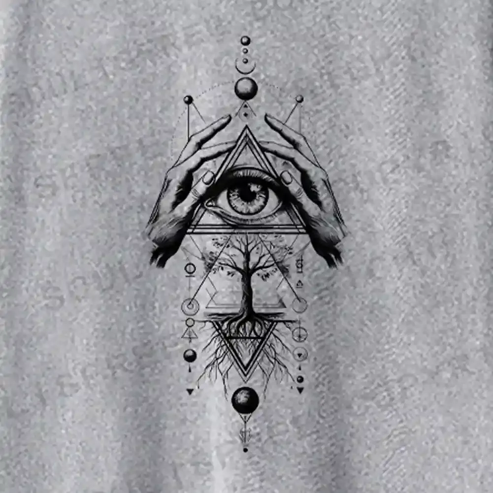 The Sacred Geometry Washed Long Sleeve Shirt