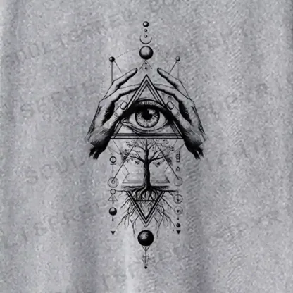 The Sacred Geometry Washed Long Sleeve Shirt