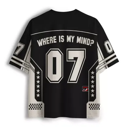 Personalized Where is My Brain Mesh Jersey