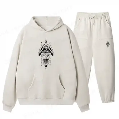 The Sacred Geometry Fleece Hoodie Set