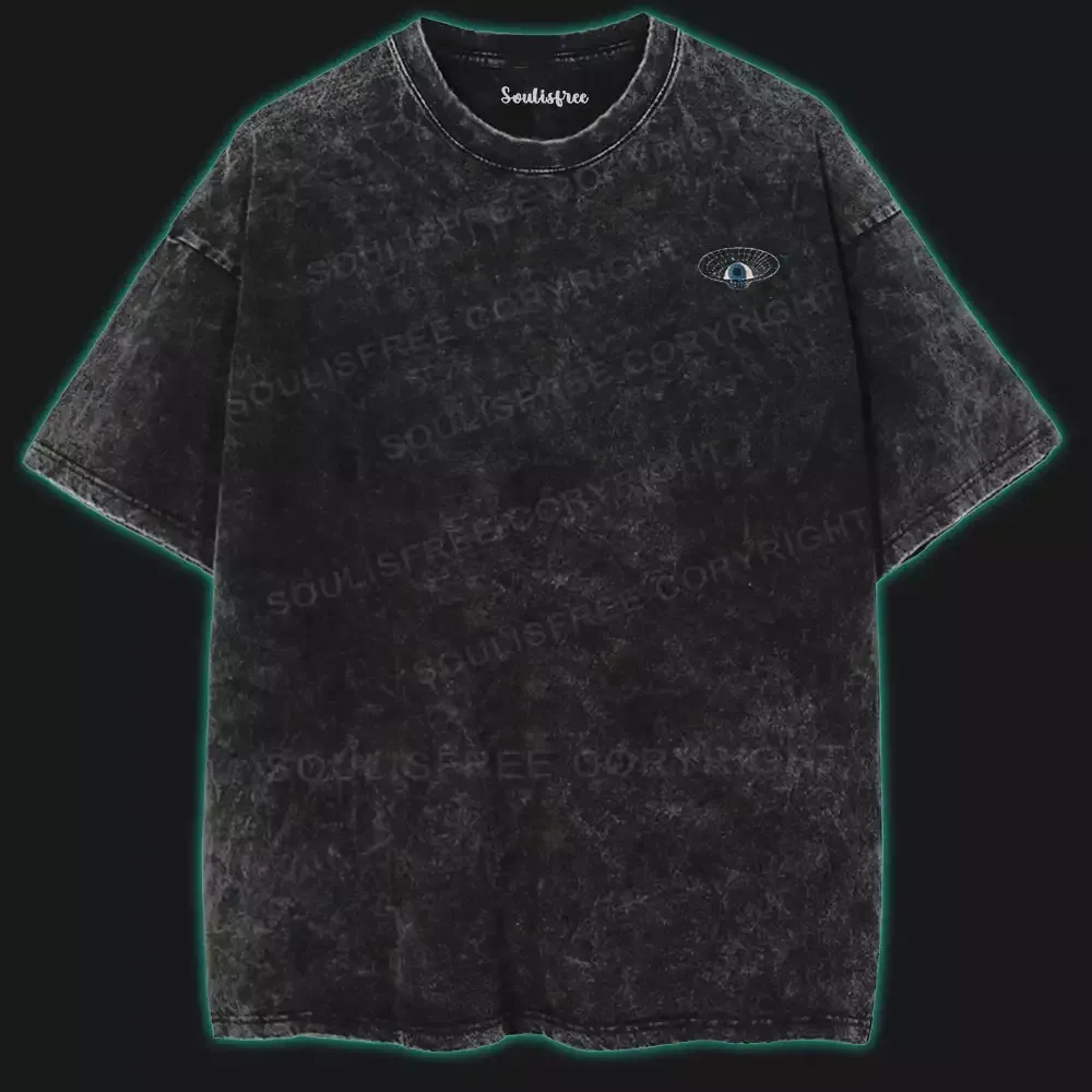 We’re Not Meant To Save The World Washed Space T-shirt