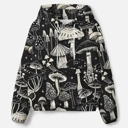 Mystic Mushroom Forest All-Over Print Hoodie