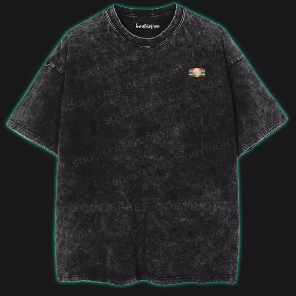 Pluto, Always a Planet in Our Hearts Washed Space T-shirt