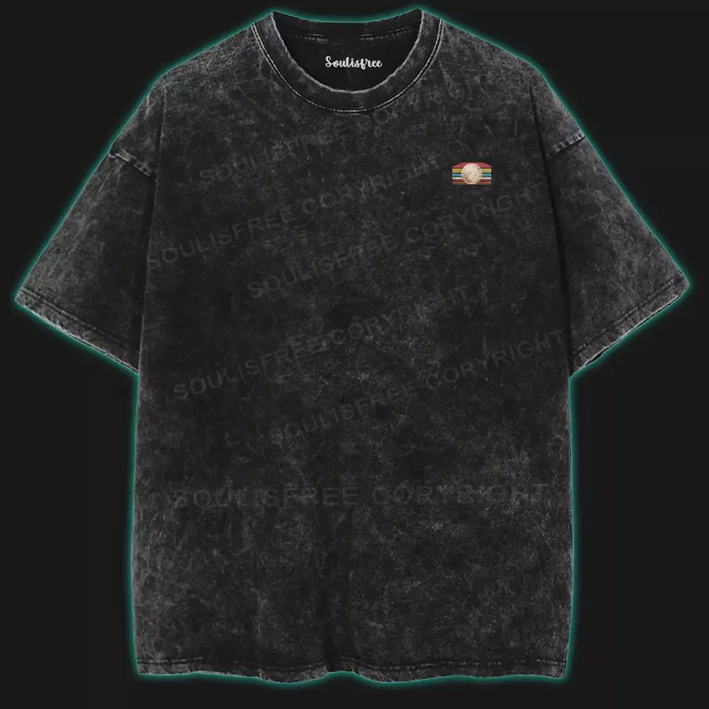 Pluto, Always a Planet in Our Hearts Washed Space T-shirt