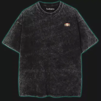 Pluto, Always a Planet in Our Hearts Washed Space T-shirt