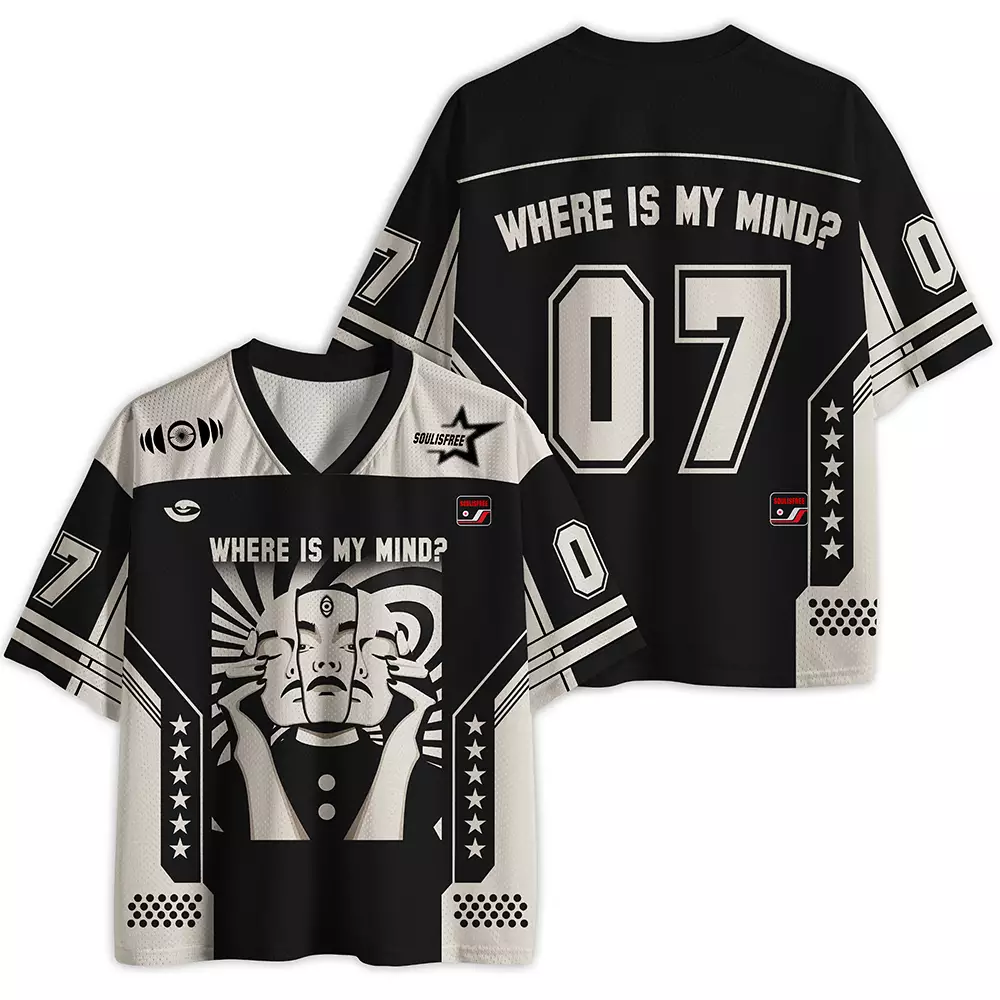 Personalized Where is My Brain Mesh Jersey