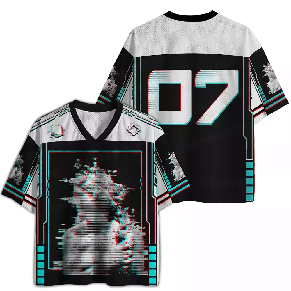 Cyber Glitch Statue Mesh Jersey