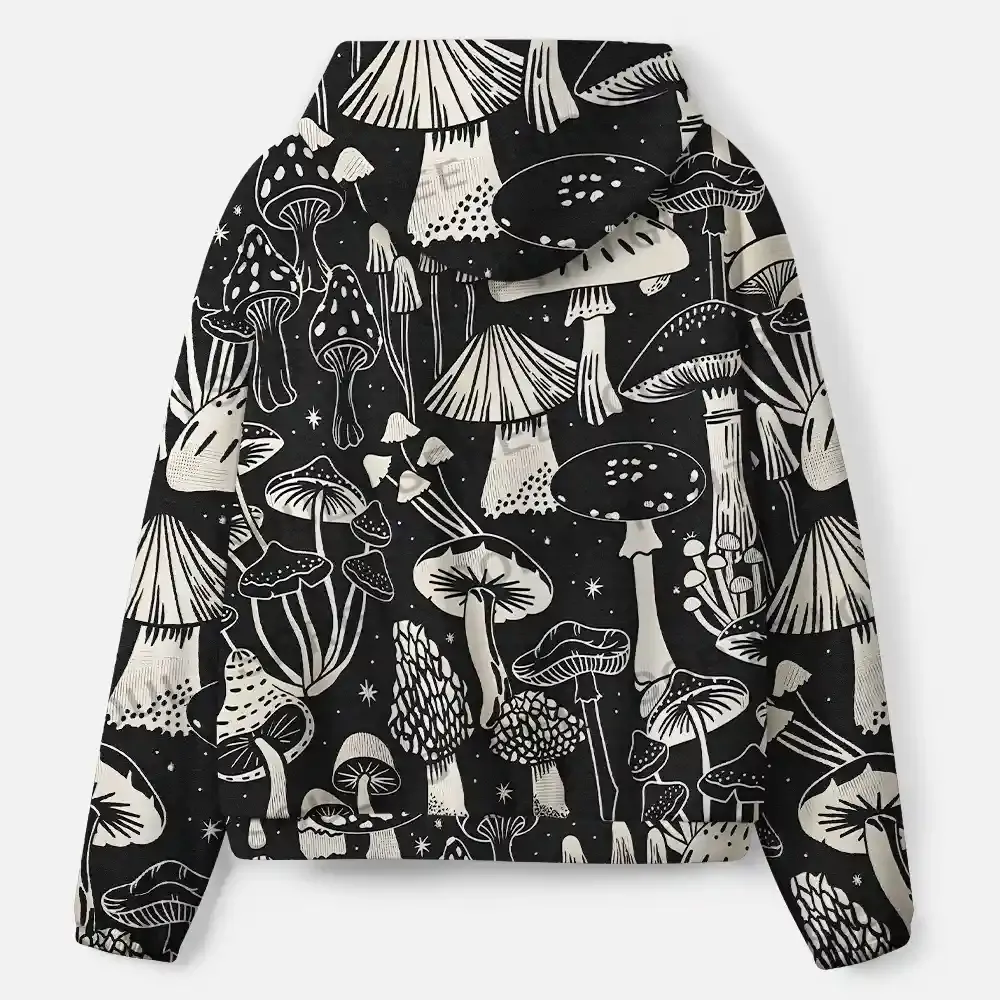 Mystic Mushroom Forest All-Over Print Hoodie