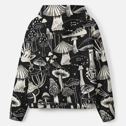 Mystic Mushroom Forest All-Over Print Hoodie