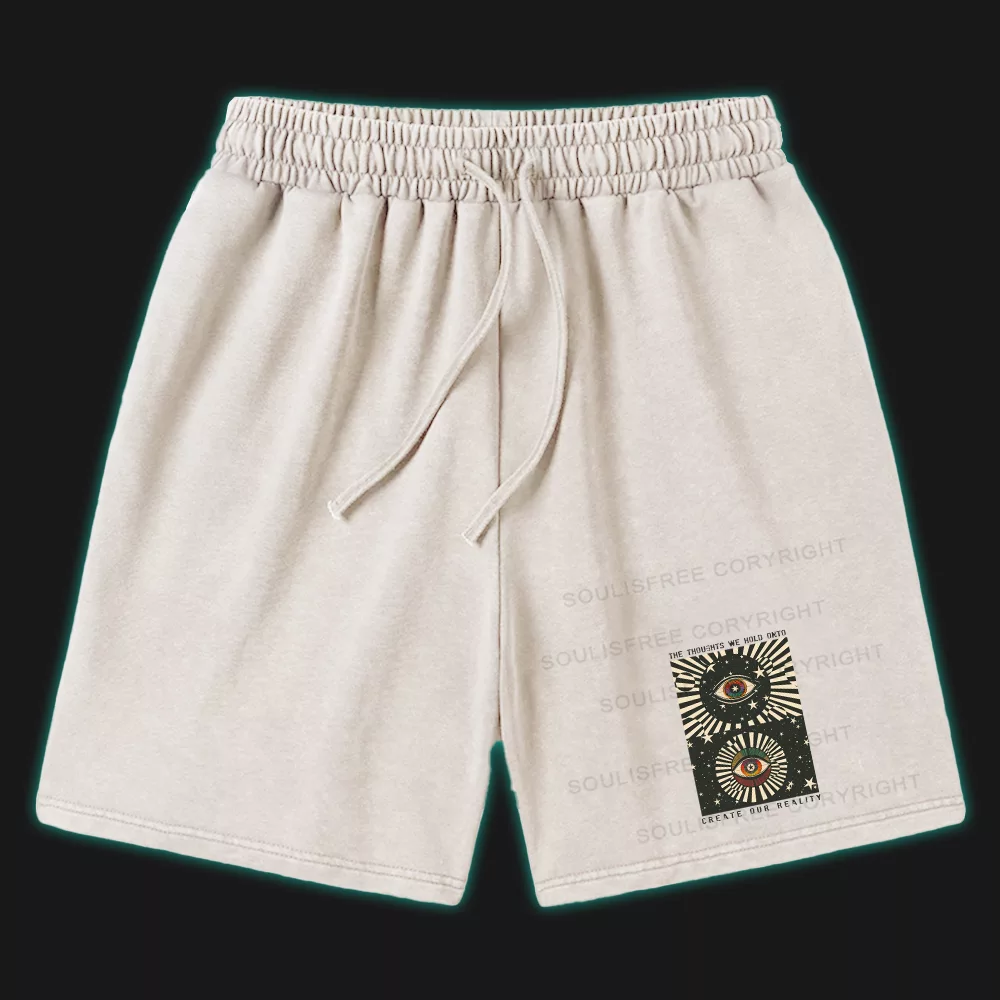 Create Our Reality Washed Shorts
