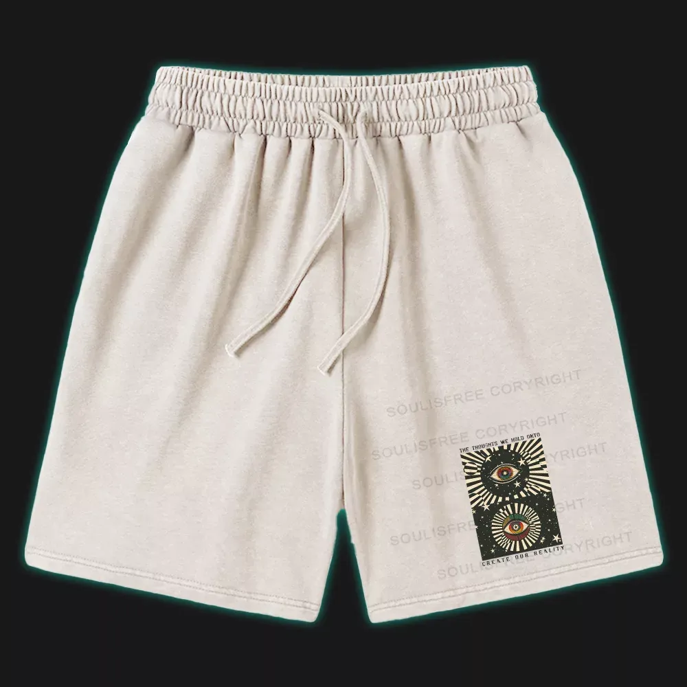 Designed Create Our Reality Washed Shorts